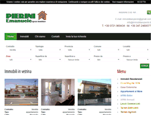 Tablet Screenshot of immobiliarepierini.it